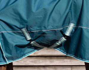 Couverture d'extérieur pour cheval en forme de U, respirante, légère, 1200D, pour dressage, avec col détachable, pour toutes les saisons, confort et protection - Product Image 3