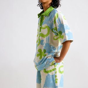 Sublimation Wholesale Digital Printing <b>Polyester</b> <b>t</b> <b>Shirt</b> All Over and Shorts Sets Casual Summer Wear <b>T</b> <b>Shirt</b> & Short ringer - Product Image 5