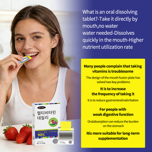 Multivitaminico Quotidiano in Compresse Filmate con Vitamine e Minerali a Spettro Completo per Supporto Energetico e Immunitario, Pronto per la Spedizione - Product Image 4