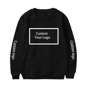 เสื้อสเวตเชิ้ตคอกลมขายดีสำหรับผู้ชาย แห้งเร็ว เป็นมิตรกับสิ่งแวดล้อม MOQ ต่ำ รับสกรีนโลโก้ สีสันโดดเด่น ผ้าโพลีเอสเตอร์ผสมคอตตอน - Product Image 3