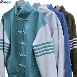 Top Trendy <b>Men's</b> Winter <b>Jacket</b> Outdoor New Product Hot Selling Product Stand Collar Flat Button <b>Jacket</b> <b>Men's</b> Loose Pocket <b>Jacket</b> - Product Image 4