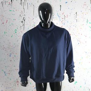 Sweat-shirt à col montant BLEU 100% col large URBAN PRODUCTIONS - Product Image 3