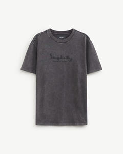 Camiseta de Hombre de Manga Corta, Cuello Redondo, Tejido Transpirable, Corte Regular, Ecológica, 100% Algodón, Antiarrugas, 180g - Product Image 1