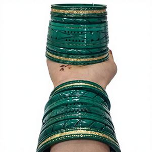 Joyería nupcial Brazaletes de marfil Rojo en color Larga duración Útil Brazaletes de regalo únicos Más adecuado para brazaletes de mujeres casadas - Product Image 1