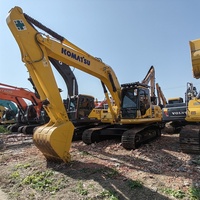 Meilleur prix pour une excavatrice hydraulique sur chenilles KOMATSU PC220 de 22 tonnes, puissance élevée, performance stable, excavatrice d'occasion pour la construction