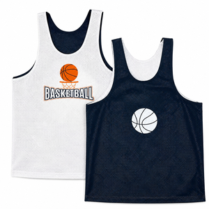 Custom Reversible Basketball Practice Jersey <b>Mesh</b> Training Bib Scrimmage Vest OEM ODM Manufacturer Wholesale - Product Image 1