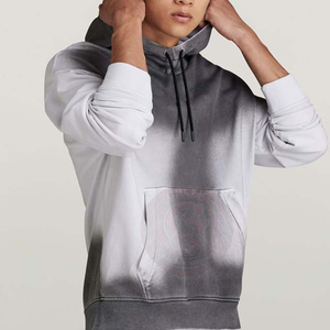 Sweat-shirt à capuche ample et décontracté pour homme, en coton premium, avec intérieur doux, pour un usage quotidien décontracté - Product Image 4