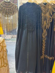Modest High Fashion Evening Abaya Kaftan Hand Beads <b>Sequins</b> Embroidery <b>Plus</b> <b>Size</b> Floor Length Georgette Polyester Slim Adults - Product Image 3