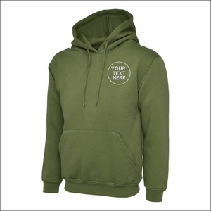 Custom Personalised Embroidered Classic Hooded Sweatshirt Pullover Hoodie <b>Jumper</b> 100% Cotton Fleece Camouflage <b>Pattern</b> <b>Men's</b> - Product Image 4