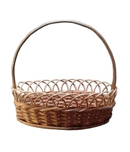 Panier de rangement en bambou avec poignée pour la maison, ustensiles de cuisine, décoration, couleur naturelle, œufs, fruits et légumes, paniers de rangement en bambou - Product Image 5