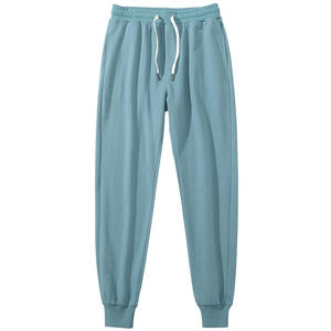 Private Label Cotton <b>Fleece</b> <b>Pants</b> Heavyweight Joggers Unisex Sweatpants for US Streetwear Brands Low MOQ - Product Image 5