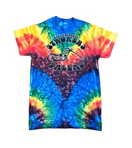 Venta al por mayor 100% Ring spun algodón transpirable solo Jersey tela personalizada camiseta impresión DIP Dye tie teñido liso en blanco hombres camiseta - Product Image 1