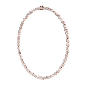 Impresionante Collar de Diamantes Cultivados en Laboratorio en Oro Rosa de 10K con Múltiples Formas, 24.54 CTW, 16 Pulgadas - Product Image 4