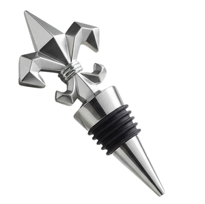 Bouchons de bouteille attrayants en acier inoxydable plaqué or et argent, les plus vendus, avec finition argentée pour bar - Product Image 2