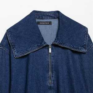 Women Wholesale Hot Seller Oversized Style Fashion Lady Spring Summer Jean <b>Jacket</b> Loose <b>Denim</b> Coat <b>Jackets</b> - Product Image 3