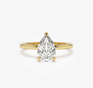 14K Rose Gold Lab Diamond Halo Engagement <b>Ring</b> IGI Certified Trendy Wedding Gift - Product Image 1