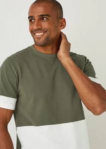 T-shirt décontracté à col rond pour homme, 100 % coton, manches courtes, grande taille, vierge, pour l'été, vente en gros, avec services OEM de qualité économique - Product Image 3