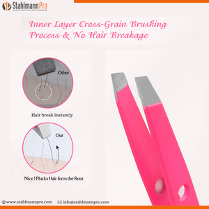 Pince à épiler personnalisée 2026, vente chaude, haute qualité, en acier inoxydable durable, prix de gros, marque privée, pince à épiler pour sourcils - Product Image 3