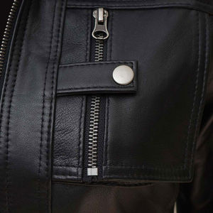 Chaqueta de Cuero de Alta Calidad para Mujer, Diseño Transpirable para Invierno, Personalizable - Product Image 6