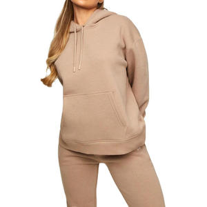 Sudadera con capucha 100% algodón, personalizable con impresión de logotipo, fácil de usar, transpirable, cómoda, de marca privada para mujer. - Product Image 1
