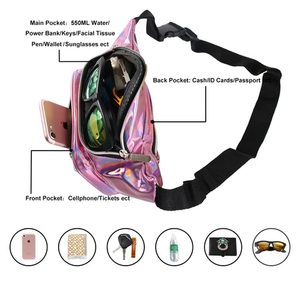 Bolso de pecho a la moda, bandolera, bolso de hombro informal de tela Oxford, riñonera para mujer, material Oxford personalizable - Product Image 4