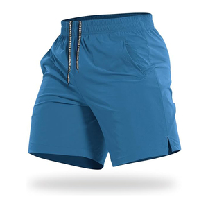 Pantalones Cortos Deportivos para Hombre de 7 Pulgadas, Estilo Urbano, Secado Rápido, Ligeros, para Gimnasio y Deportes, con Bolsillo, 100% Poliéster, Color Sólido - Product Image 1