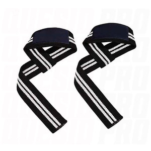 Men's Heavy Duty Gym Weightlifting <b>Straps</b> with Soft Cotton Neoprene and Nylon Padding <b>Adjustable</b> Wrist Wraps for Deadlift - Product Image 3