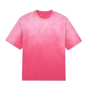 T-shirt délavé au soleil pour homme, t-shirts délavés à l'acide, t-shirt personnalisé à épaules tombantes pour homme - Product Image 2