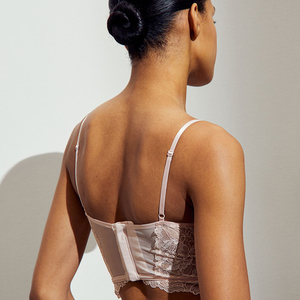 Culottes string confortables en nylon imprimé pour femmes, avec dentelle mignonne, séchage rapide, sous-vêtements à taille élastique pour jeunes filles, vente en gros à prix abordable - Product Image 3