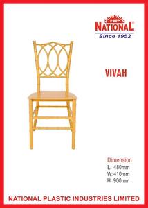 Silla de PVC para Eventos al por Mayor, Silla Ligera Apilable para Banquetes, Bodas y Fiestas - Product Image 6