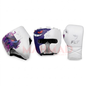 Set de Boxeo Naranja Genger de Alta Calidad, Último Modelo, Set de Entrenamiento de Boxeo, Cuero Genuino, Personalizado, en Oferta - Product Image 4