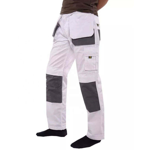Pantalones de Trabajo de Lona de Algodón Resistentes para Hombre, Pantalones Utilitarios con Múltiples Bolsillos, Personalizados OEM ODM - Product Image 3