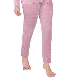 Ensemble de survêtement d'hiver personnalisé pour femmes en velours à capuche, deux pièces, sweat-shirt et pantalon de jogging, matière respirante, tenue décontractée élégante - Product Image 5