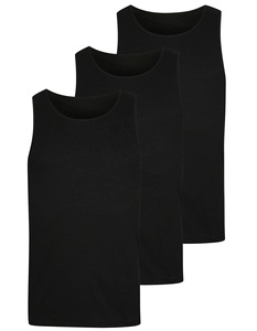 Men's Comfortable Black Muscle Vest Tank <b>Top</b> - Product Image 1