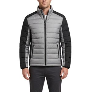 Chaqueta Acolchada Verde Bosque, con Relleno de Plumón, Aislante y Cálida, 100% Poliéster, para Hombre, con Capucha, Resistente al Viento - Product Image 4