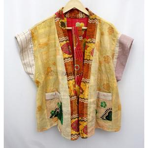 Elegante Chaqueta Kimono Reversible Acolchada de Algodón para Mujer, Transpirable, con Cuello en V y Cinturón, para Otoño, Invierno, Playa, Resort y Hogar - Product Image 5