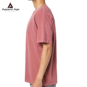 เสื้อยืดสตรีทแวร์ผ้าใส่สบายทรงโอเวอร์ไซส์ ทรงหลวม ผ้าฝ้าย 100% สกรีนโลโก้ตามสั่ง เสื้อยืดผู้ชาย - Product Image 6