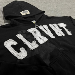 Sudadera con Capucha de Alta Calidad para Hombre, Tejido de Felpa de Poliéster/Algodón, Informal, para Invierno, con Logotipo Frontal, Transpirable, Ecológica, de Secado Rápido - Product Image 3