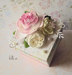 Vintage <b>Floral</b> Organizer <b>Box</b> Decorative Jewelry Gift <b>Box</b> Elegant Wedding Favor <b>Box</b> - Product Image 1