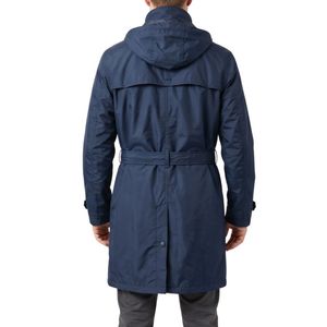 Manteaux de pluie industriels haute performance, coupe-vent, style trench, bleu marine, robustes, avec coutures thermosoudées, pour l'extérieur - Product Image 2
