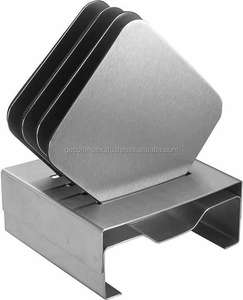 Posavasos de piedra de aluminio Juego de aluminio Posavasos de metal y utensilios de cocina y restaurantes - Product Image 2