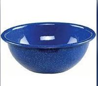 Milde stalen emaille eco-vriendelijke, niet-toxische, duurzame vintage soepkom & wasbak, vaatwasserbestendig, reis-servies, dienblad voor thuisgebruik