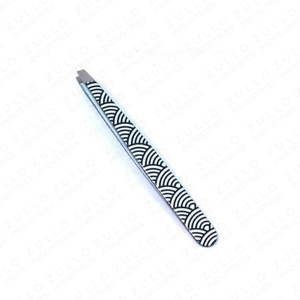 Pinzas para Cejas de Acero Inoxidable con Punta Inclinada y Diseño de Zebra, Herramienta de Belleza para Depilación y Recorte de Vello - Product Image 5