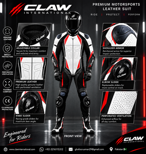 Combinaison de moto unisexe respirante pour l'été, en cuir de vache véritable, avec protections CE, équipement de protection pour moto - Product Image 2