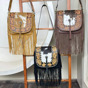 Nouveau sac à bandoulière en cuir de vachette outillé à la main de luxe haut de gamme pour femmes grande capacité décontracté tendance sacs à bandoulière - Product Image 4