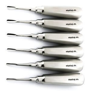 Elevadores Dentales para Extracción de Dientes, Juego de 6 Instrumentos Quirúrgicos de Precisión para Elevación de Raíces Atraumática, Acero Inoxidable - Product Image 2