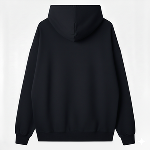 Sweat à capuche brodé 100% coton, style streetwear, pour un style de vie urbain moderne, vêtements décontractés d'hiver, fabriqué au Pakistan, haute qualité - Product Image 3