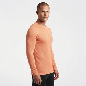 Camiseta Deportiva de Compresión de Manga Larga para Hombre, Personalizada, de Secado Rápido, Spandex/Poliéster, para Entrenamiento, Venta al Por Mayor - Product Image 3