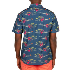 2026 Custom <b>Men's</b> Breathable Beachwear Sleeve Hawaiian <b>Shirts</b> and Shorts Summer Casual <b>Beach</b> Hawaii <b>Shirts</b> - Product Image 3