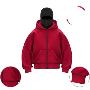 Sudaderas con Capucha Personalizadas para Hombre, de Algodón Grueso, Estilo Ninja con Máscara, para Invierno - Product Image 5